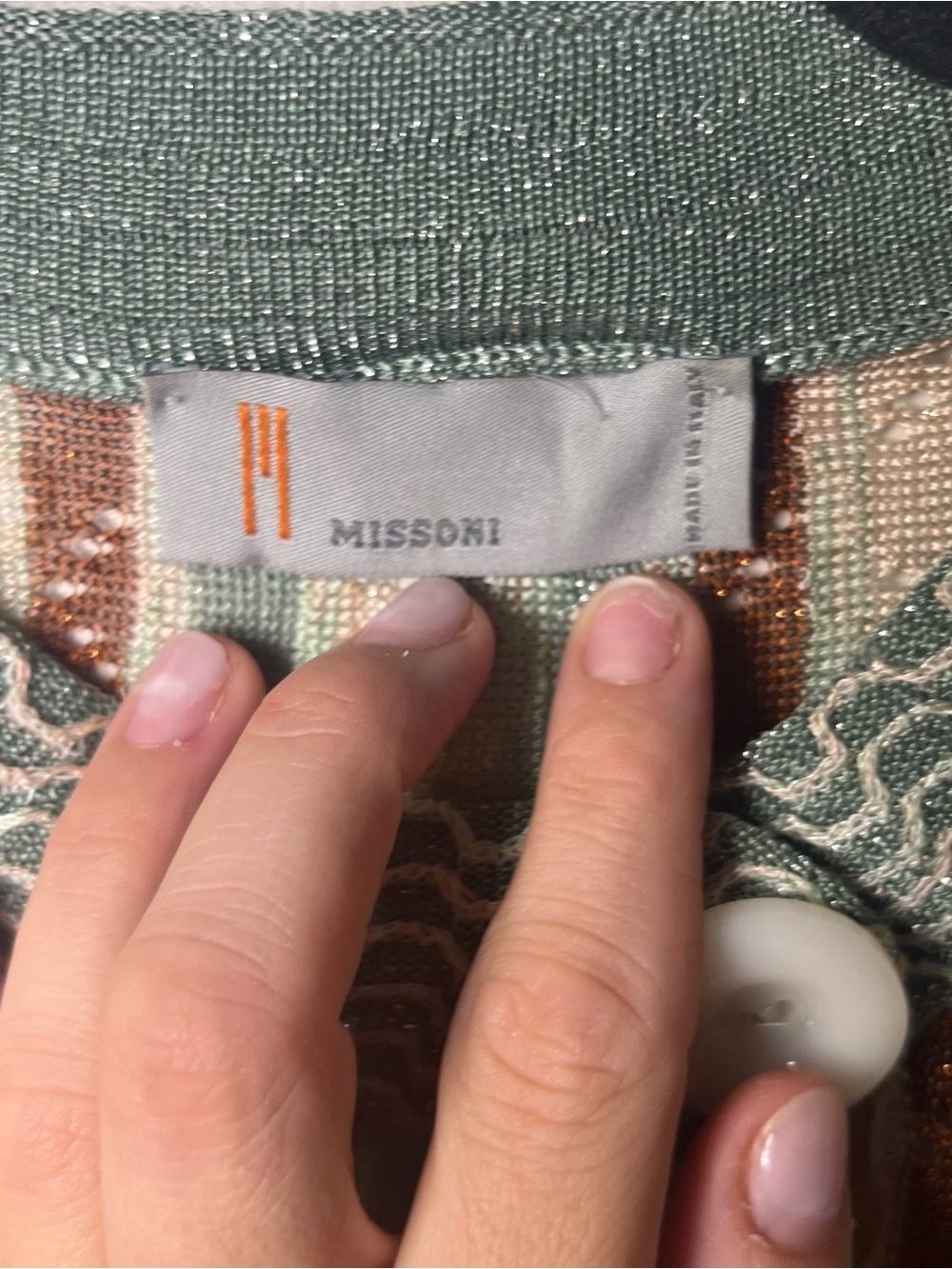 Missoni Metallic Knit Mini Dress IT 40 US Small - Picture 6 of 7
